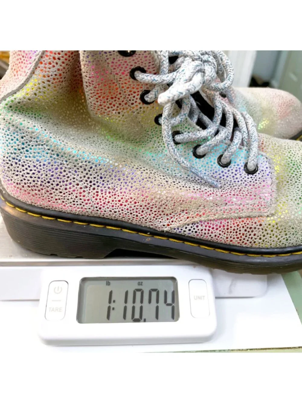 Dr. Marten's Kids Rainbow Suede 1460 Pascal Y, Size 3